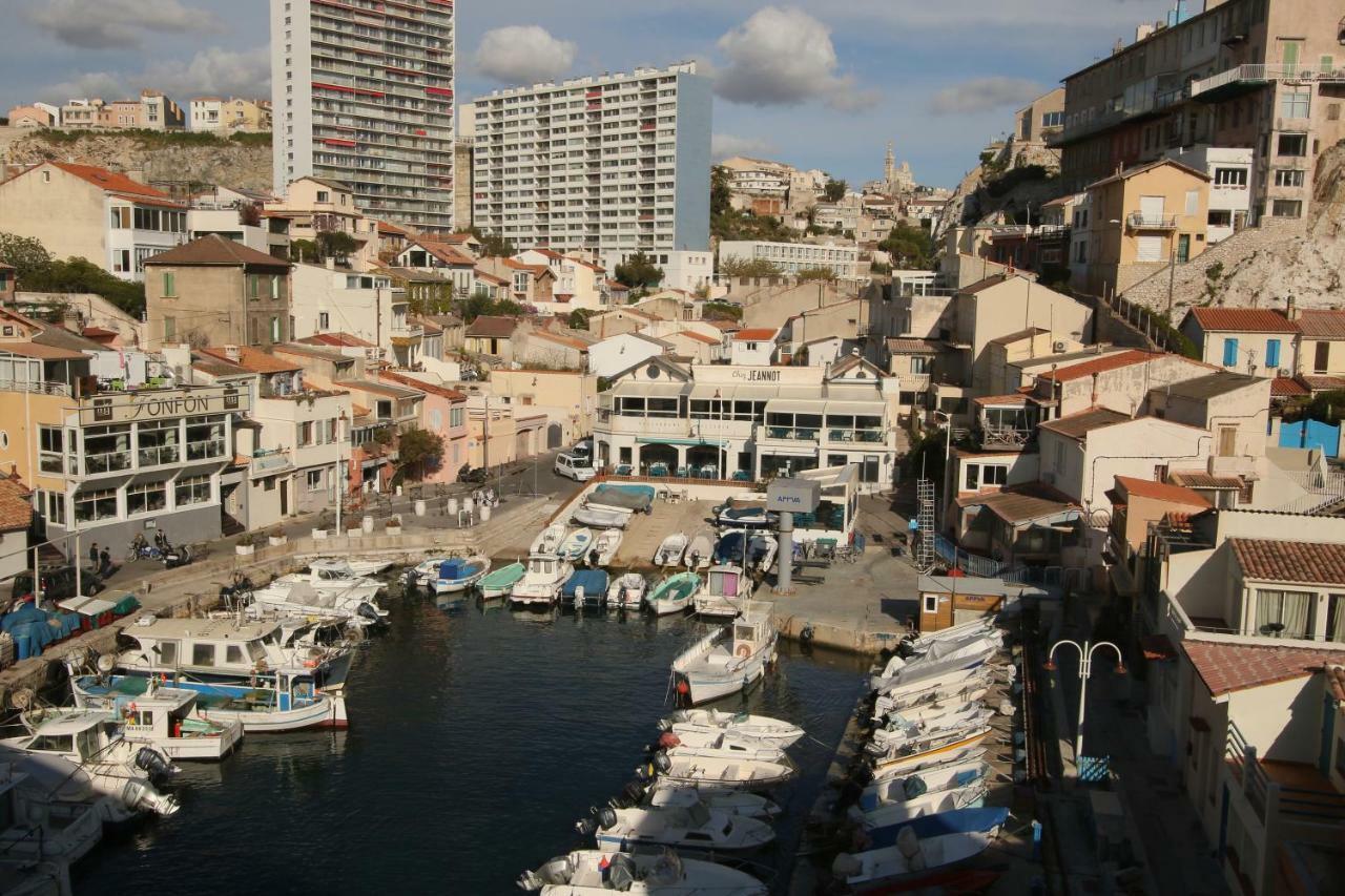 Stud Terras Ville Corniche 2 Pers Stat Gratuit Rue Modif Suivt Possib Et Accord Exclusif Μασσαλία Εξωτερικό φωτογραφία